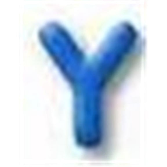 Infletters 225 14in Inflatable Letter Y- Blue- Pack of 12