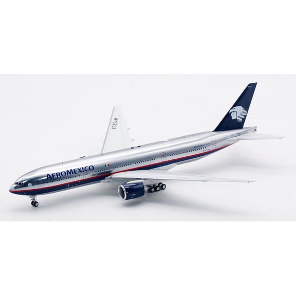 Inflight200 1:200 Aeromexico Boeing 777-200 N745AM Polished w/Stand