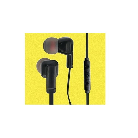 InflightDirect ID-E3 Mic & Volume Control Earbud, Black - Pack of 10