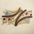 thumbnail image 1 of Influence Metal Wall Sculpture Multi Metallic, 1 of 1