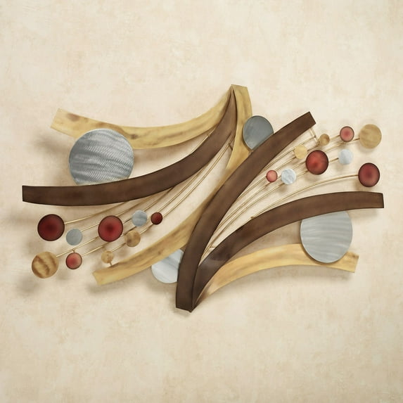 Influence Metal Wall Sculpture Multi Metallic