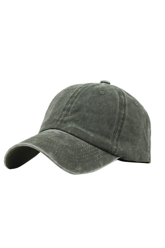 Influencer Baseball Cap - Social Media Trend Hat Ponytail Messy Buns Trucker Plain Baseball Visor Cap Unisex Hat