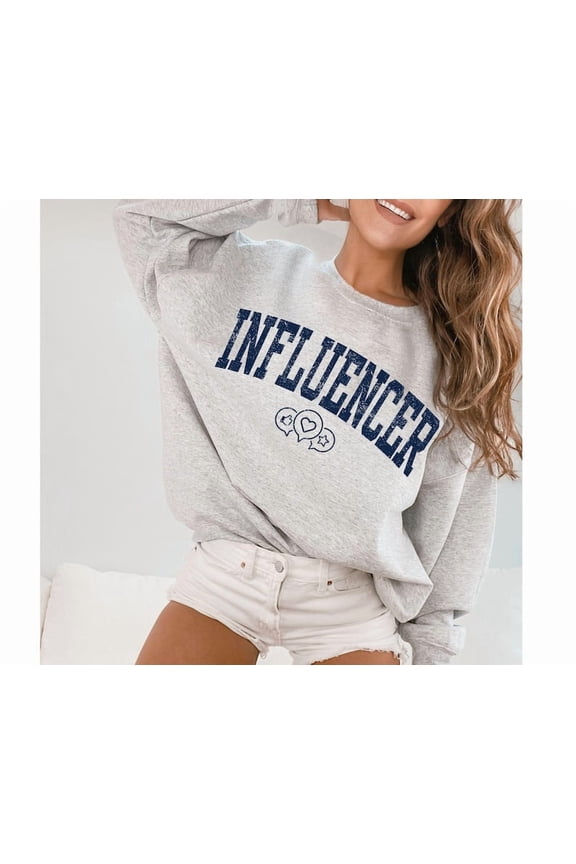 Influencer Sweatshirt, Social Media Promoter Hoodie, TikTok Brand Ambassador Gift, Insta Model Shirt