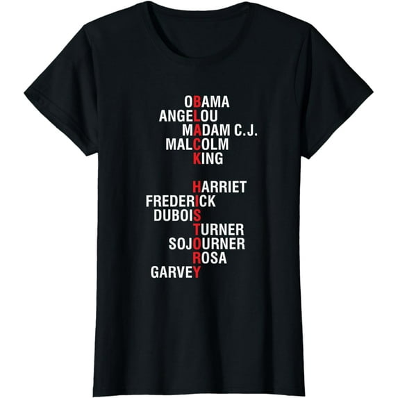 Influential Inspirational Black History Leaders T-Shirt