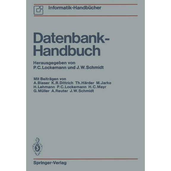 Informatik-HandbÃ¼cher Datenbank-Handbuch, (Paperback)