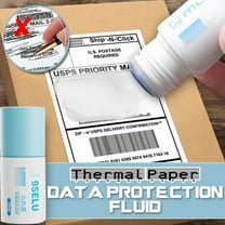 Information Cover Anti Leakage Protection Thermal Paper Correction Liquid 20Ml office supplies, 1X Correction Fluid Office&Craft&Stationery, Multi-color