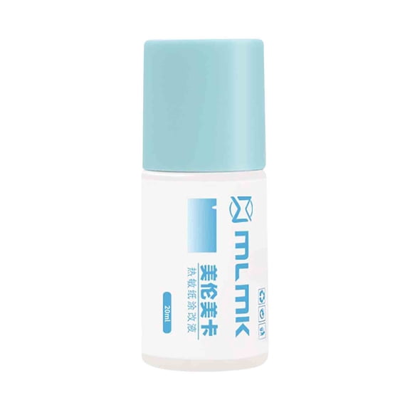 Information Cover Correction Fluid for Thermal Paper Leak Proof, 20ml Quick Dry Applicator, Safe Protective Seal for Documents Mail