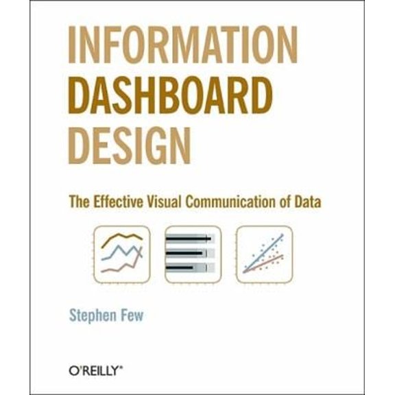 Pre-Owned Information Dashboard Design: The Effective Visual Commmunication of Data (Paperback) 0596100167 9780596100162