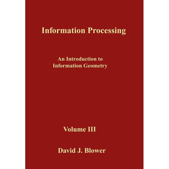 Information Processing: Information Processing: An Introduction to Information Geometry (Paperback)