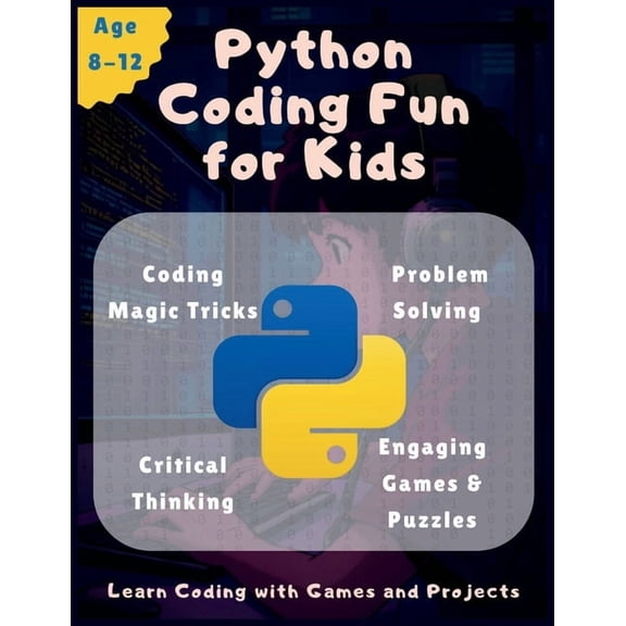 Information Technology Books Python Coding Fun For Kids: Exciting, kid-friendly projects to learn Python step by stepFun games & interactive coding c, Book 9, (Paperback)