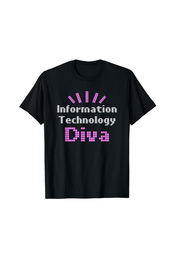Information Technology Diva IT Tech Geek T-Shirt