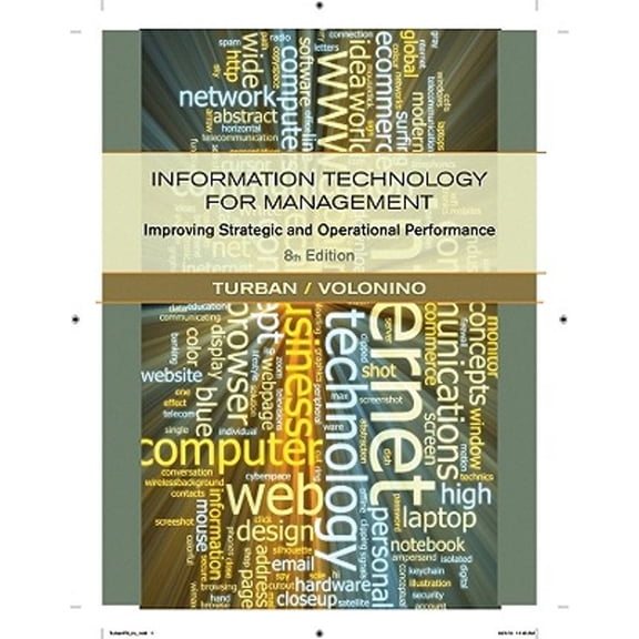 Pre-Owned Information Technology for Management: Improving Strategic and Operational Performance (Hardcover) 047091680X 9780470916803