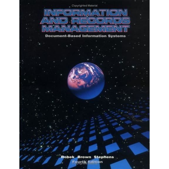 Pre-Owned Information and Records Management: Document-Based Information Systems (Hardcover) 0028017935 9780028017938