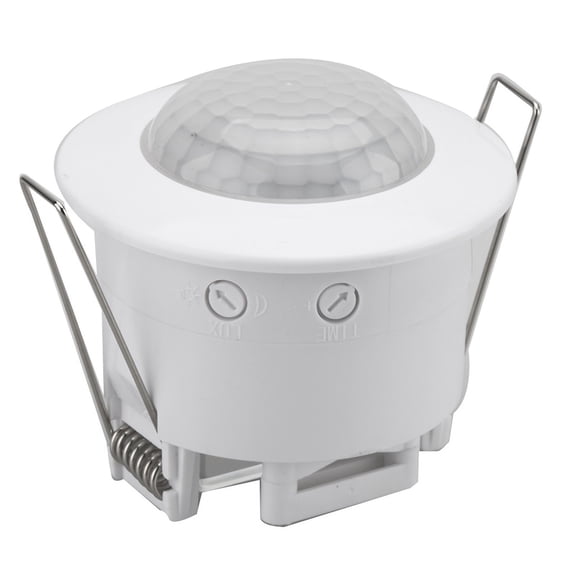 Ceiling Recessed PIR Motion Sensor Infrared Adjustable Detector for Corridor Warehouse Stairs Porch Lamp Switch