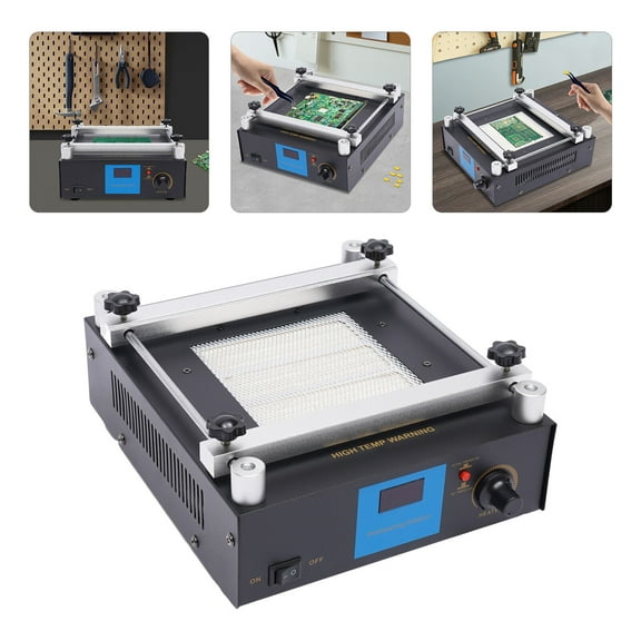 Infrared BGA Rework Station SMD Preheating Solder Hot Plate 450W Power Functional