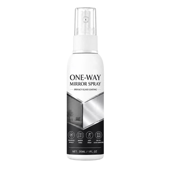 Infrared Blocking Window Frosting Spray, Reflective Glass Privacy Coating with One-Way Mirror Effect, Temporary Frosted Glass Film Spray for Home Windows, Car Glass, and Office Glass Partitions