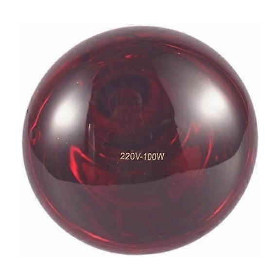 Infrared Bulb 100W Red Heat Lamp Bulb For Heating Use Pets Brooder Bearded