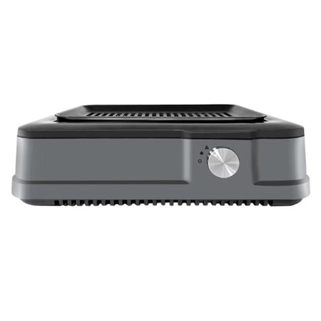 Infrared Electric Indoor Smokeless Grill | Non Stick Ceramic 8x14" Grilling Surface | Consistent 446°F Temperature | BBQ Char Grilled Results with Virtually Zero Smoke