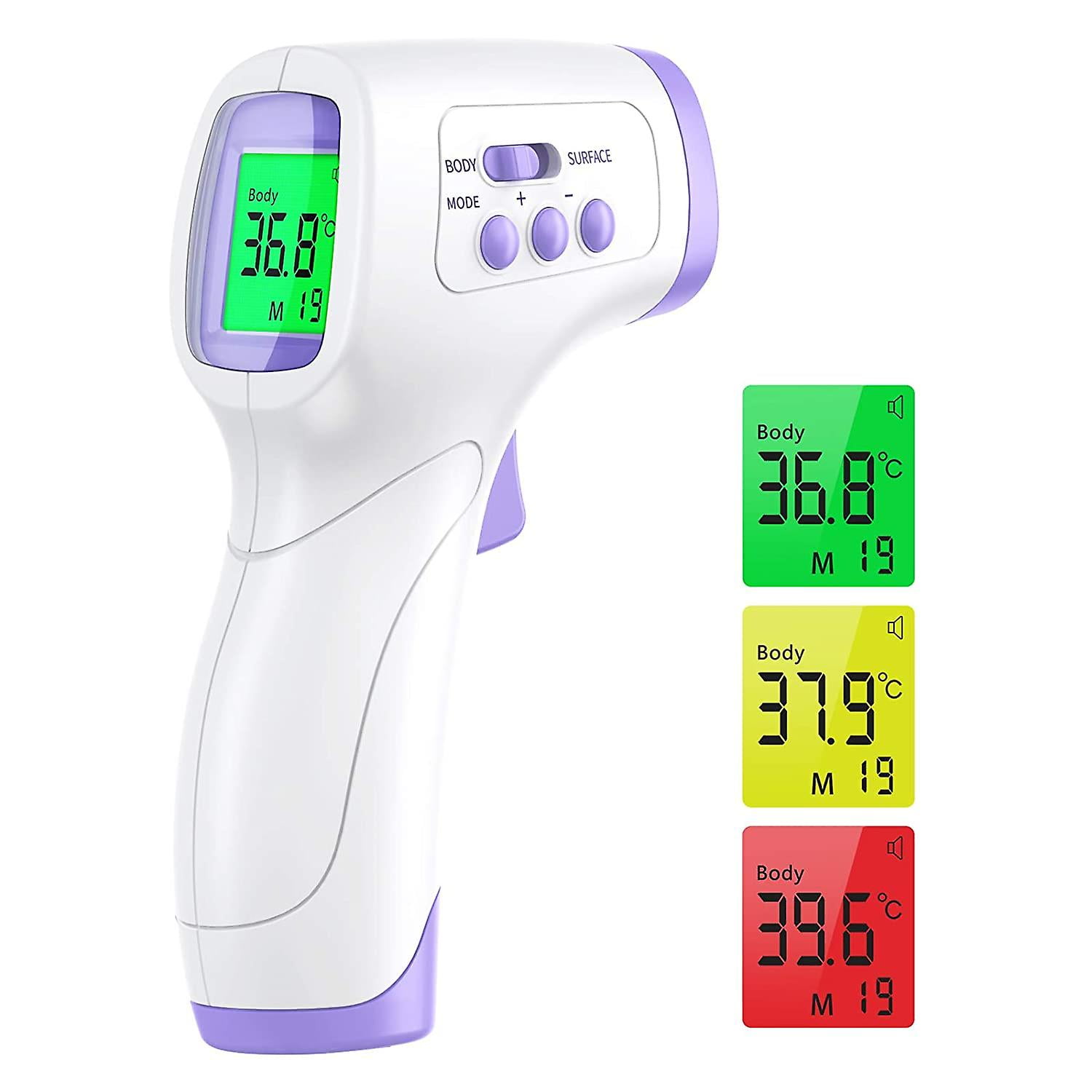 Infrared Fever Thermometer For Adults And Children, 3 In 1 Noncontact