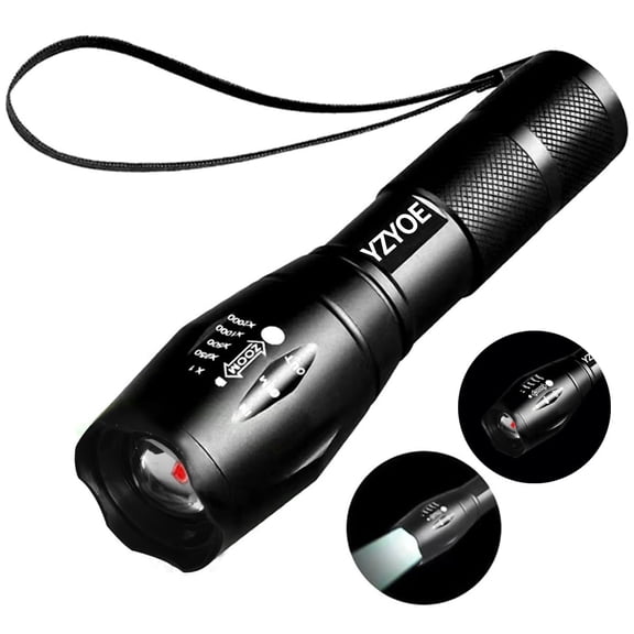 Infrared Flashlight Dual Mode White Light and LED 850NM Night Vision Tool
