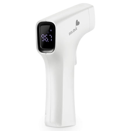 Infrared Forehead Temperature for Adults Body Fever Medical Digital Indicator No Touch Contact IR with 3 Function and LCD Screen Display for Baby Kids Children Indoor Outdoor Use