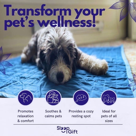 Infrared Health Blanket for Pets – Calming Pad for Dogs, Cats & Large Animals – Stress Relief, Relaxation, and Cozy Comfort – Ideal Gift for Pet Owners