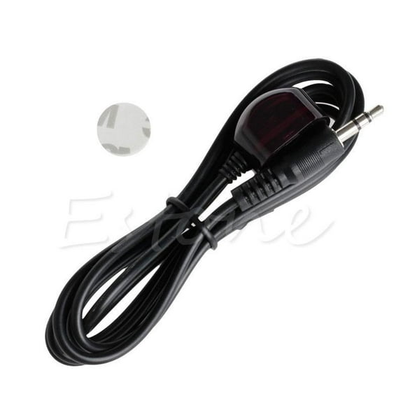 Infrared IR Blaster Remote Control Receiver Extender Extension Cable 3.5mm Black