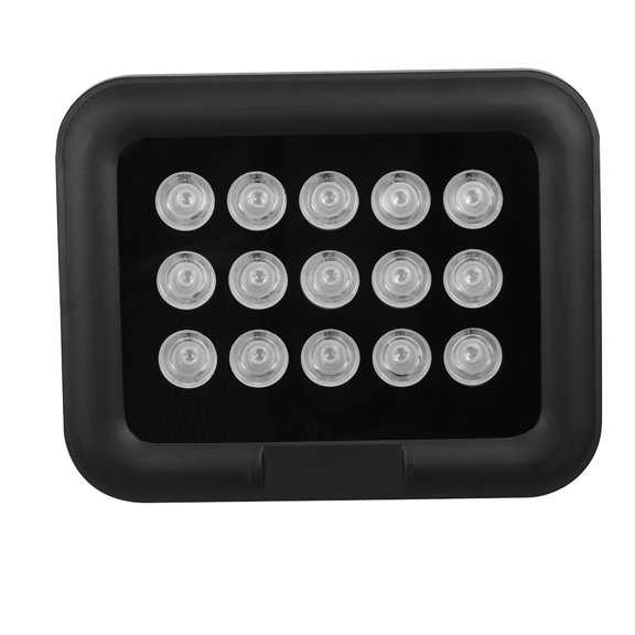 Infrared Light Illuminator 15 Array LED Waterproof Night Vision Assist Light for CCTV Camera / IP Security System, 131 Feet Long Range Outdoor IR Fill Lamps (10 x 7.1 Inches / 25.4 x 18.0 CM)