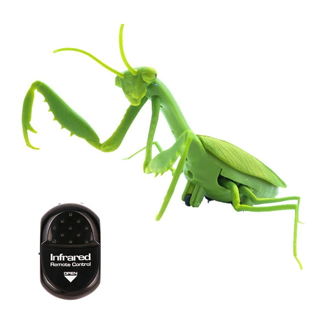 Infrared Remote Control Simulated Insects Toy RC Firefly Moth Praying ...
