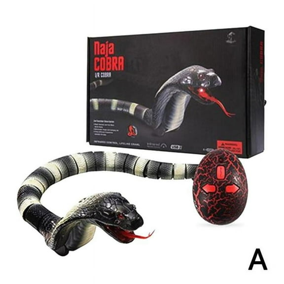 Infrared Remote Control Snake Realistic Prank Fun USB P1B1 P2T1 Toy