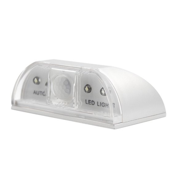 Infrared Sensor Cabinet Light for Door Lock and Keyhole with Automatic Day Night Mode – White