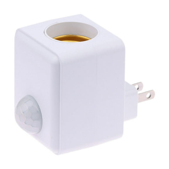 Infrared Sensor Lamp Socket E27 Bulb Holder with Smart Light Sensing Technology for Laundry Room Closet Living Room