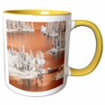 thumbnail image 1 of 3drose, Infrared Shot of Twin Lakes in the Mammoth Lakes Basin, California, 15oz Two-tone Yellow Mug, 1 of 6
