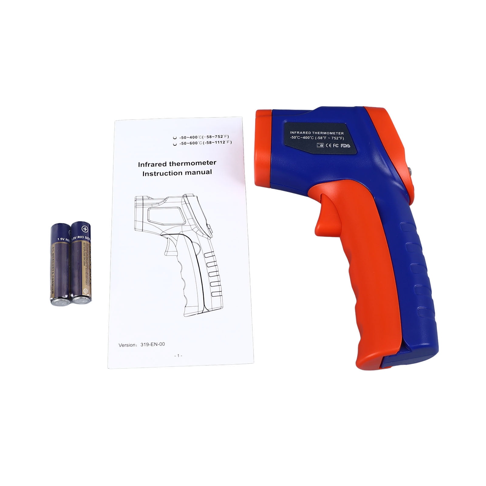 Infrared Thermometer Gun IR Non Contact Digital Temperature Gauge for