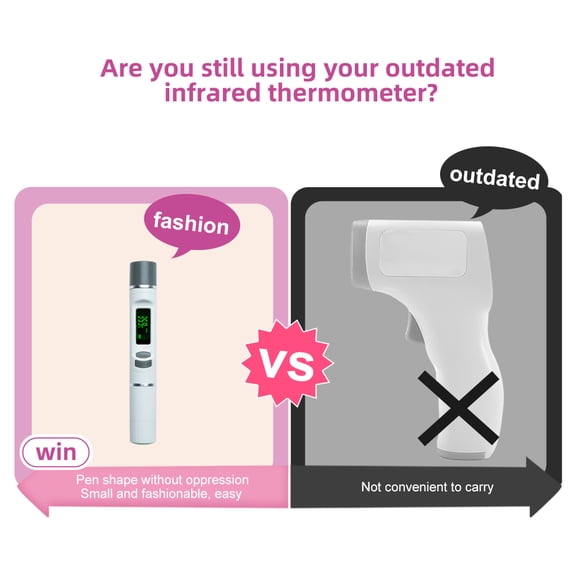 Infrared Thermometer,Quick Body Quick ' Surf / Room 3 Temperature Modes 1s Quick Temperature Baby Body Portable ( Battery) Modes Use Quick - Use Baby Office Infrared 1s Use Baby ( (ver Grey