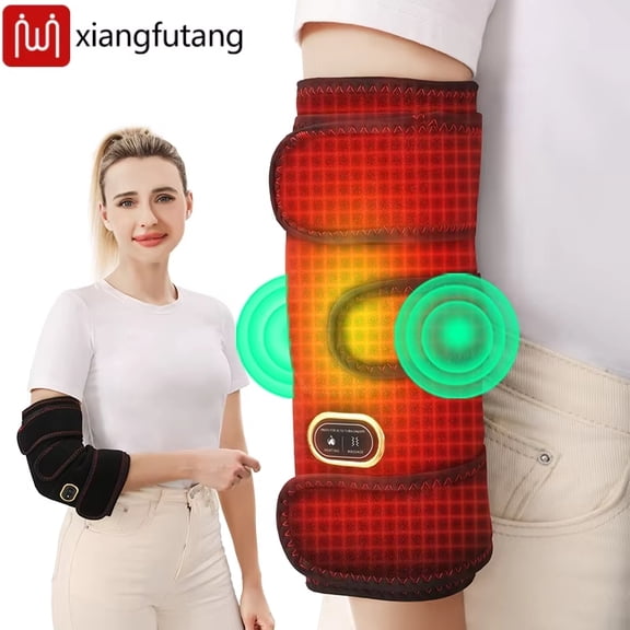 Infrared elbow joint heating vibration massager