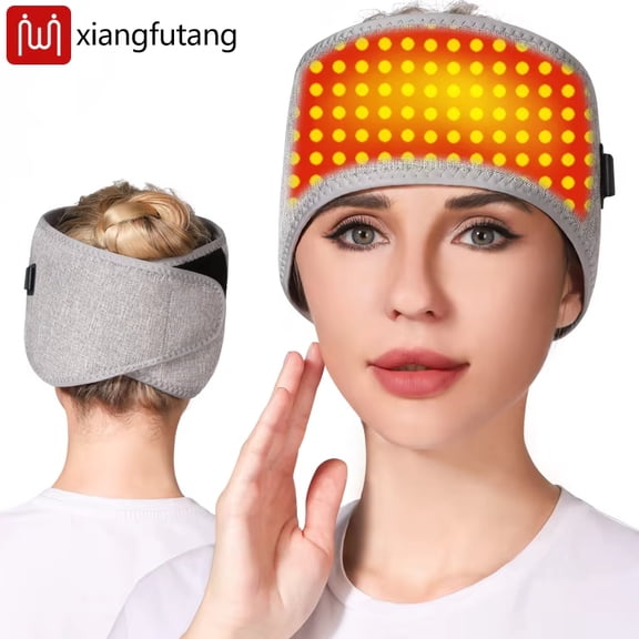Infrared heating headband