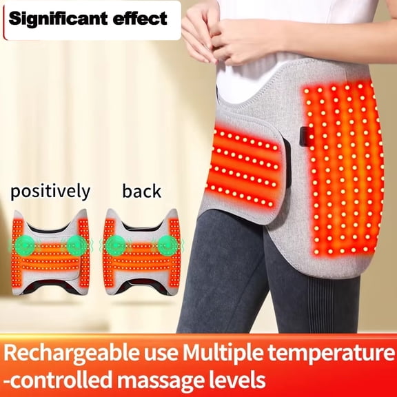 Infrared heating waist and buttocks massager