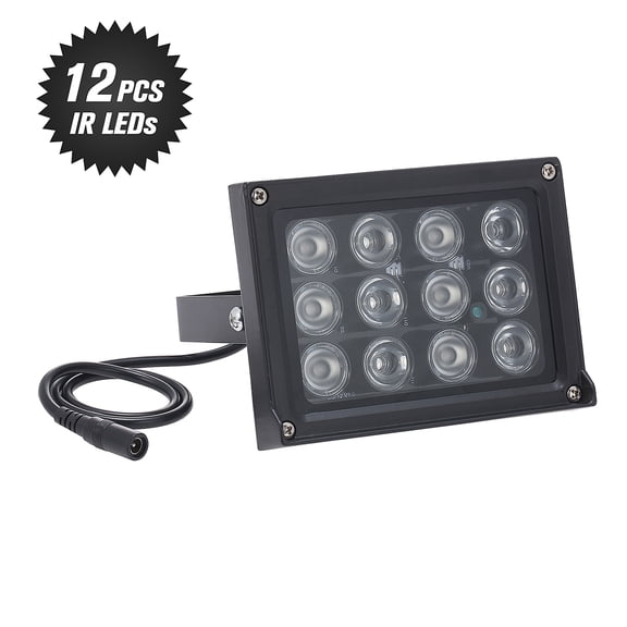 Infrared lamp,Cctv Camera 12pcs Array Ir Vision Wide Infrared 12pcs Array Leds Ir Vision Ir Leds Ir Wide Waterproof Array Ir Leds Waterproof Cctv Black