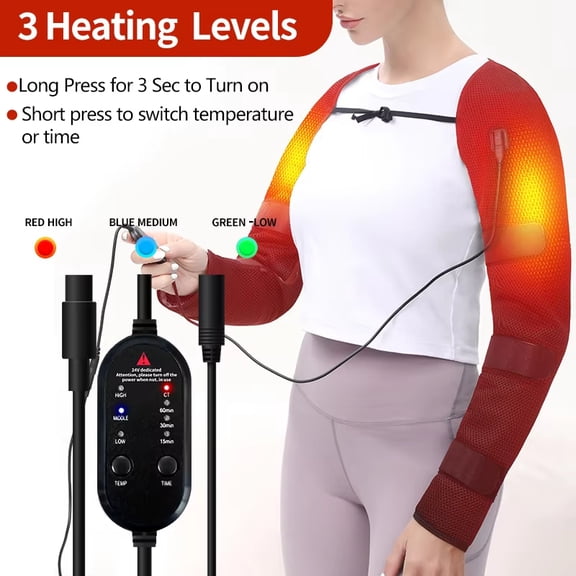Infrared shoulder and arm massager