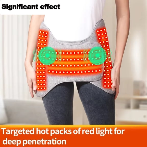 Infrared vibration heating waist and buttocks massager