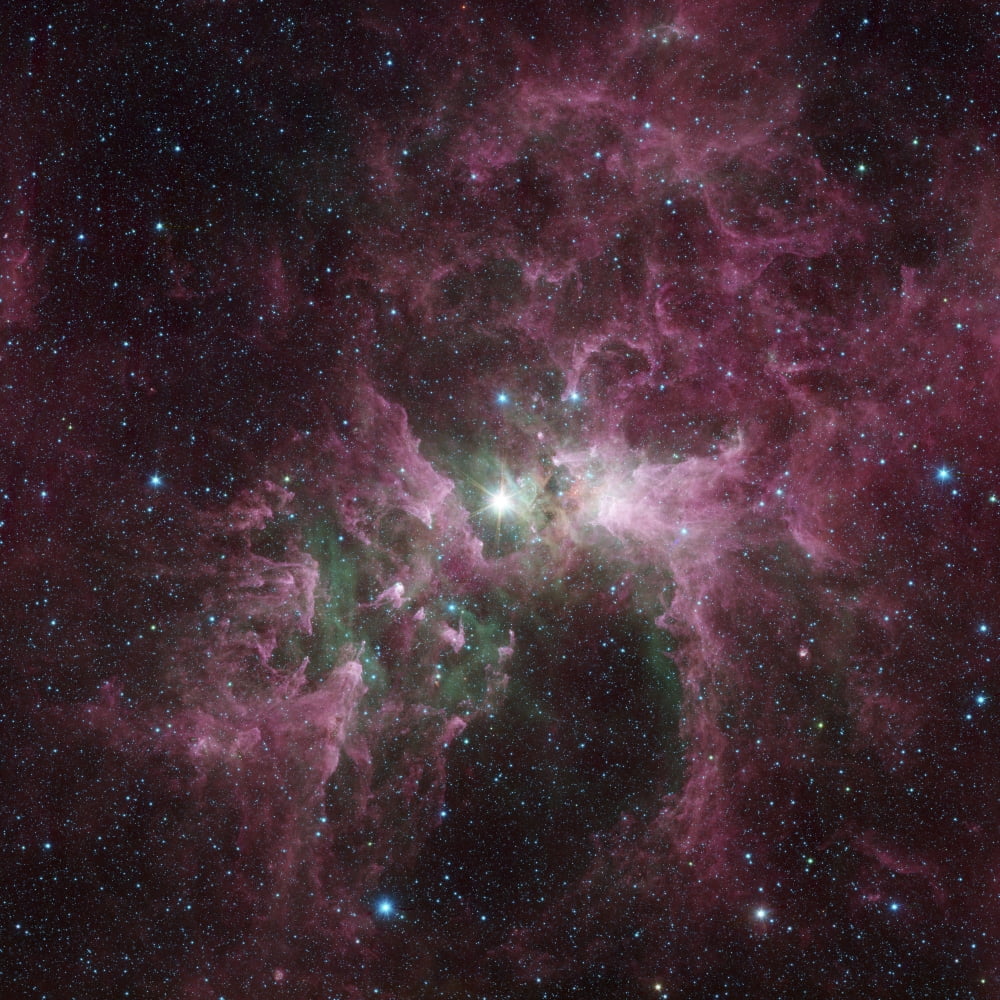 Infrared view of the Carina Nebula Canvas Art - Stocktrek Images (29 x 29)