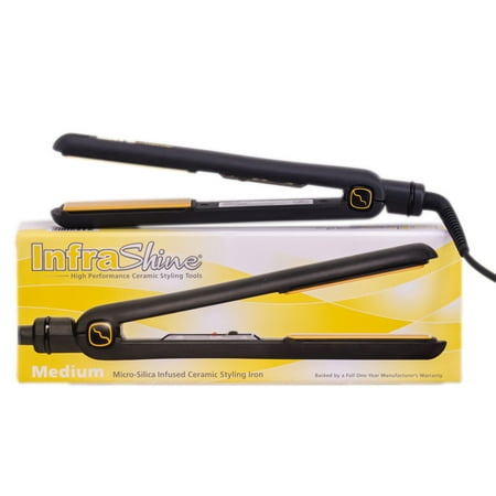 Infrashine Original Far-Infrared Ceramic Flat Iron (Size : 1 inch Medium)