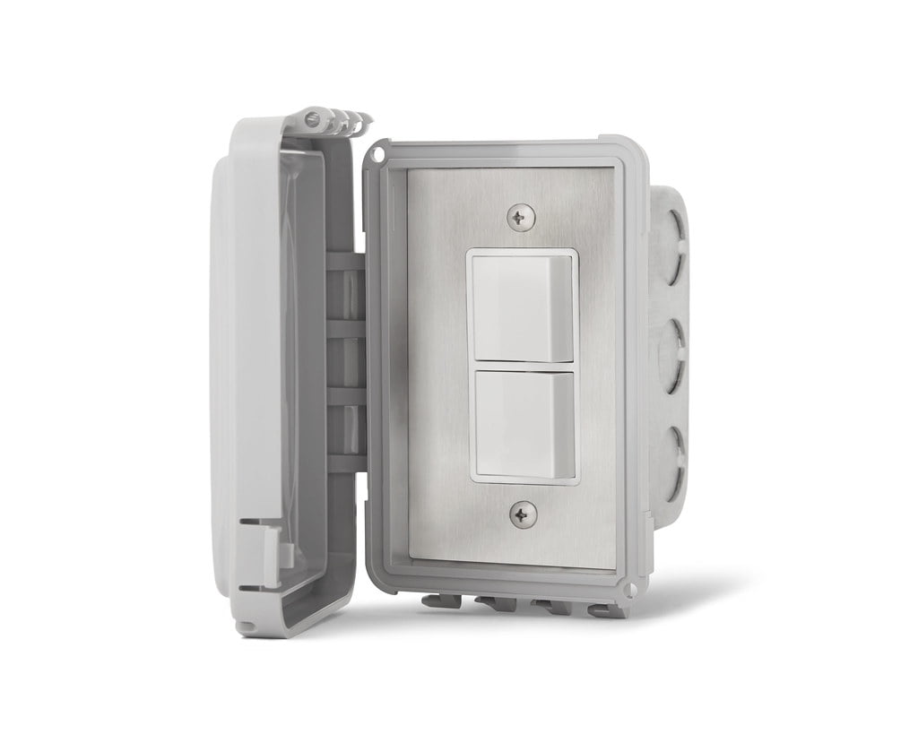 Infratech 14 4310 Duplex Stack Switch Single Flush Mount with Weatherproof Cover