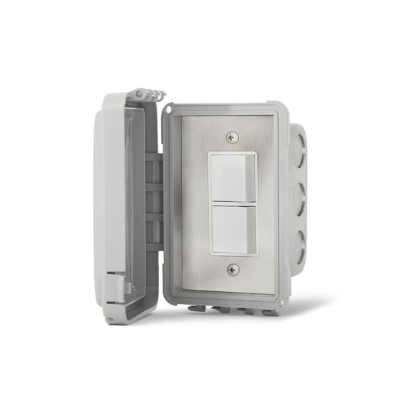 Infratech 14 4310 Duplex Stack Switch Single Flush Mount with Weatherproof Cover