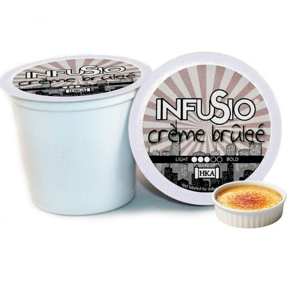 InfuSio Crme Brle K Cups 96 Count Flavored Coffee Pods