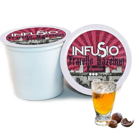 InfuSio Fratello Hazelnut K Cups 96 Count Flavored Cocktail-Inspired Coffee Pods