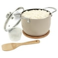 thumbnail image 1 of Infuse 5 Piece 2 Qt Aluminum Rice Cooker Set, Sand, 1 of 6