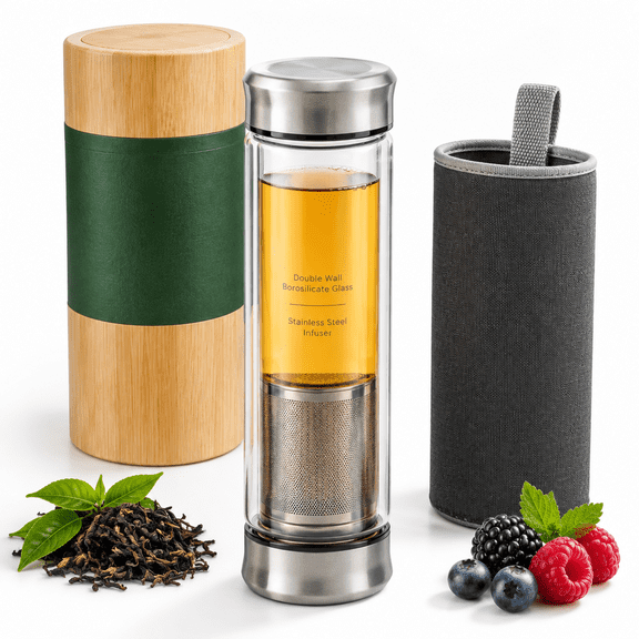 Infuser Bottle 13 Oz With Gift Set