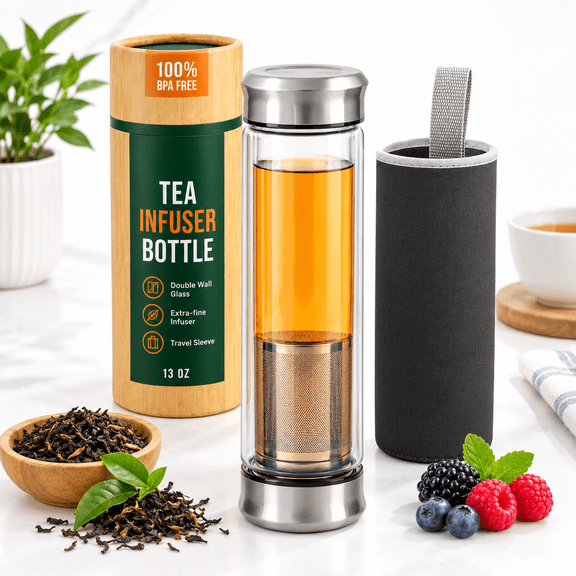 Infuser Bottle 13 Oz With Gift Set